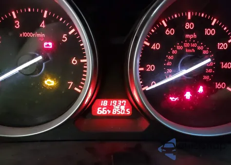 2010 Mazda Mazda6 I Touring z USA, uszkodzony, nr VIN 1YVHZ8CA5A5M00212